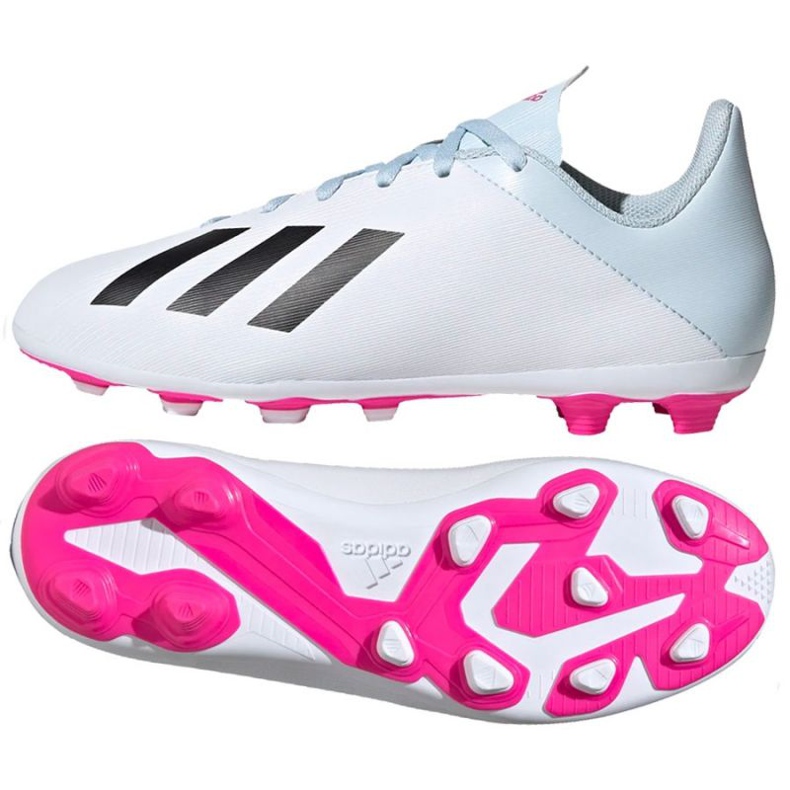 Ghete de fotbal Adidas X 19.4 FxG Jr EF1616 multicolor alb