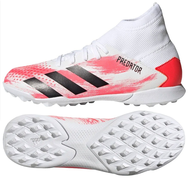 Ghete de fotbal Adidas Predator 20.3 Tf Jr EG0929 multicolor alb
