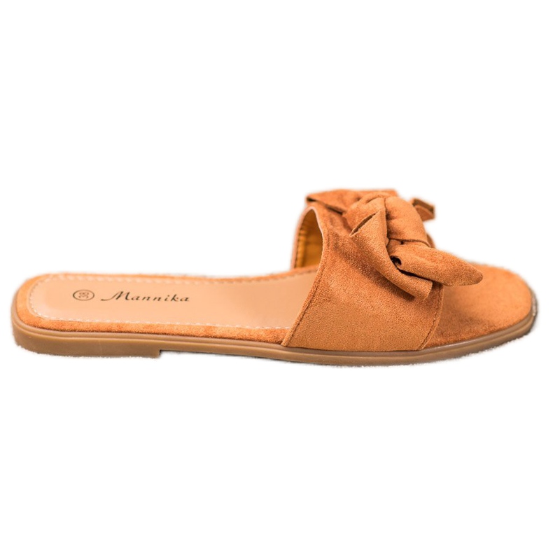 Mannika Papuci Cu Arc maro