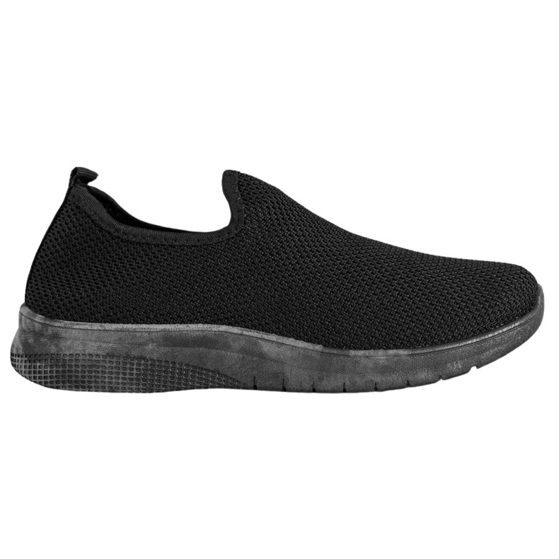 Super Mode Pantofi sport de alunecare negru