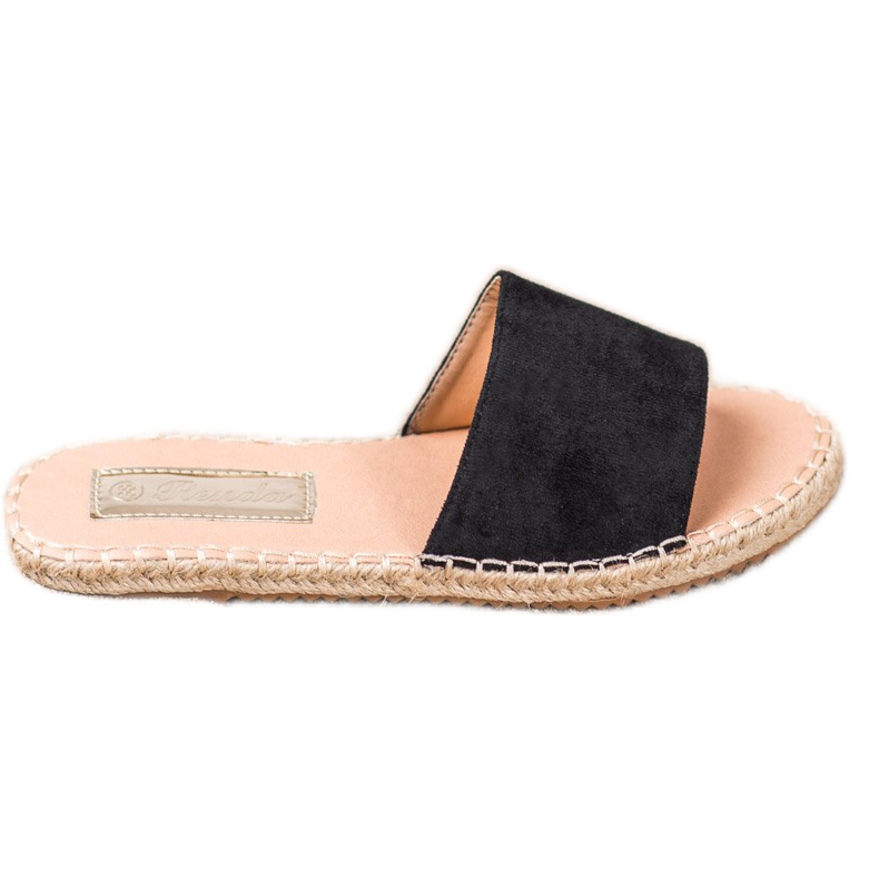 Renda Espadrile ușoare negru Renda Espadrile ușoare negru