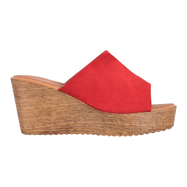 Renda Sandale cu toc roșu