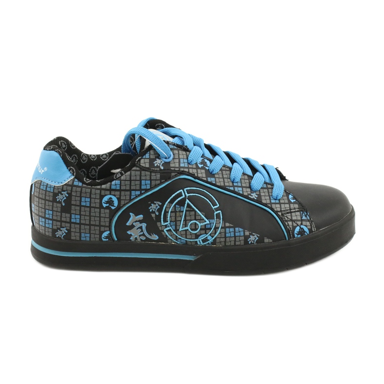 Pantofi sport McArthur 13-bk negri negru albastru