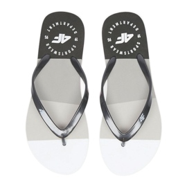 Flip-flops 4F W H4L20 KLD004 alb negru