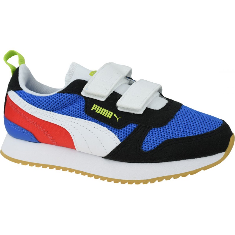 Puma R78 V Ps Jr 373617-03 alb negru roșu albastru