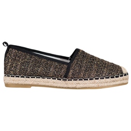 Seastar Espadrile textile bej negru
