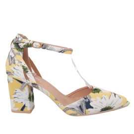 Pompe pe stâlp cu flori LE076P Galben multicolor Pompe pe stâlp cu flori LE076P Galben multicolor