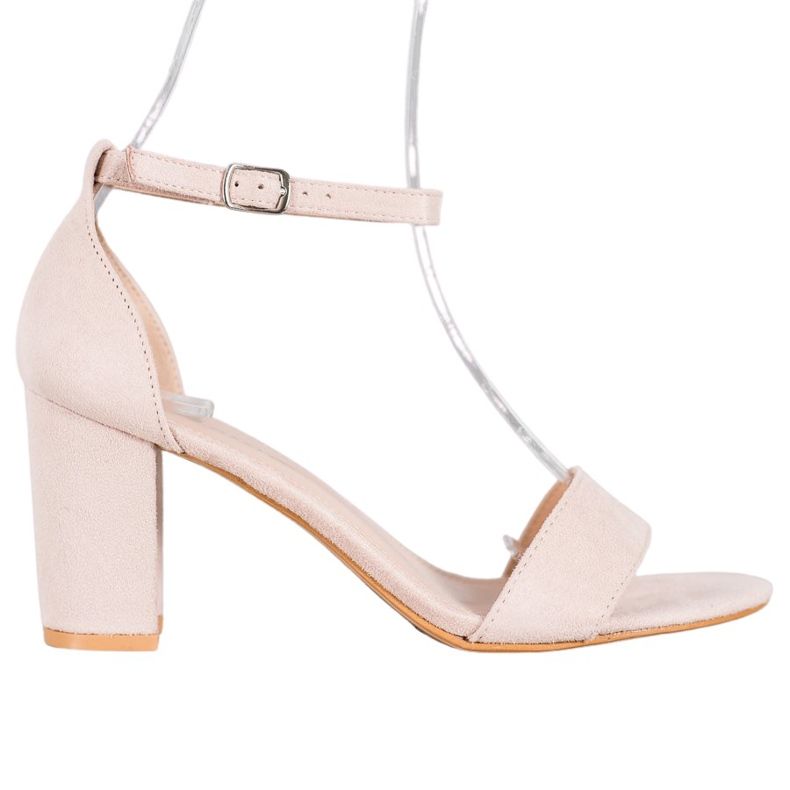 Anesia Paris Sandale cu toc înalt maro