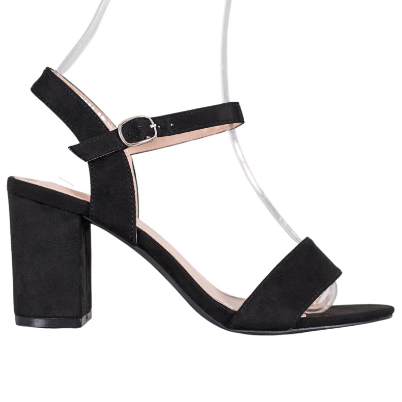 Nio Nio Sandale pe o bară negru Nio Nio Sandale pe o bară negru