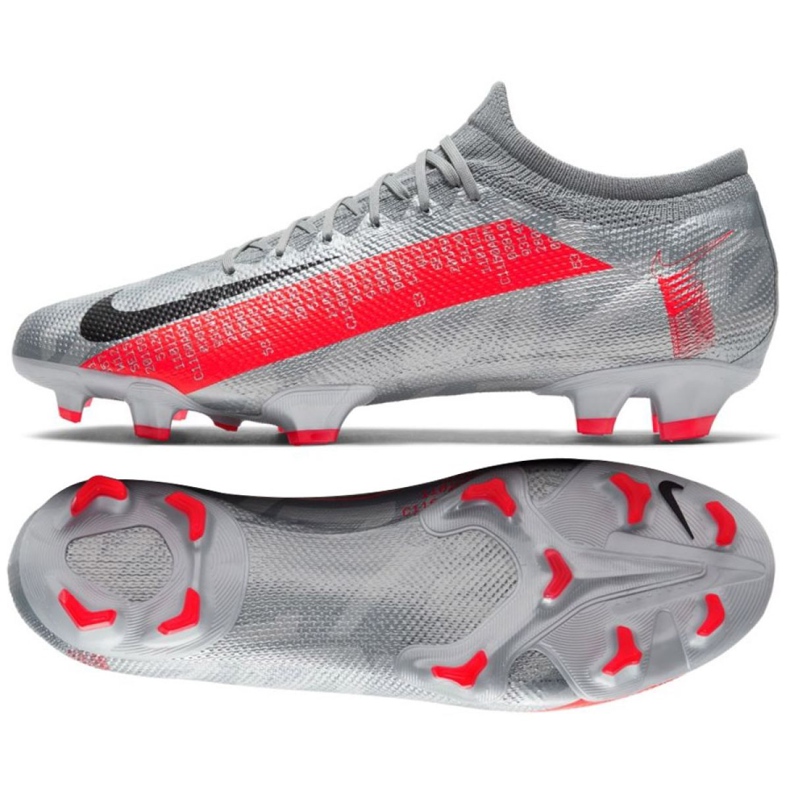 Pantofi de fotbal Nike Mercurial Vapor 13 Pro Fg M AT7901-906 multicolor gri Pantofi de fotbal Nike Mercurial Vapor 13 Pro Fg M AT7901-906 multicolor gri