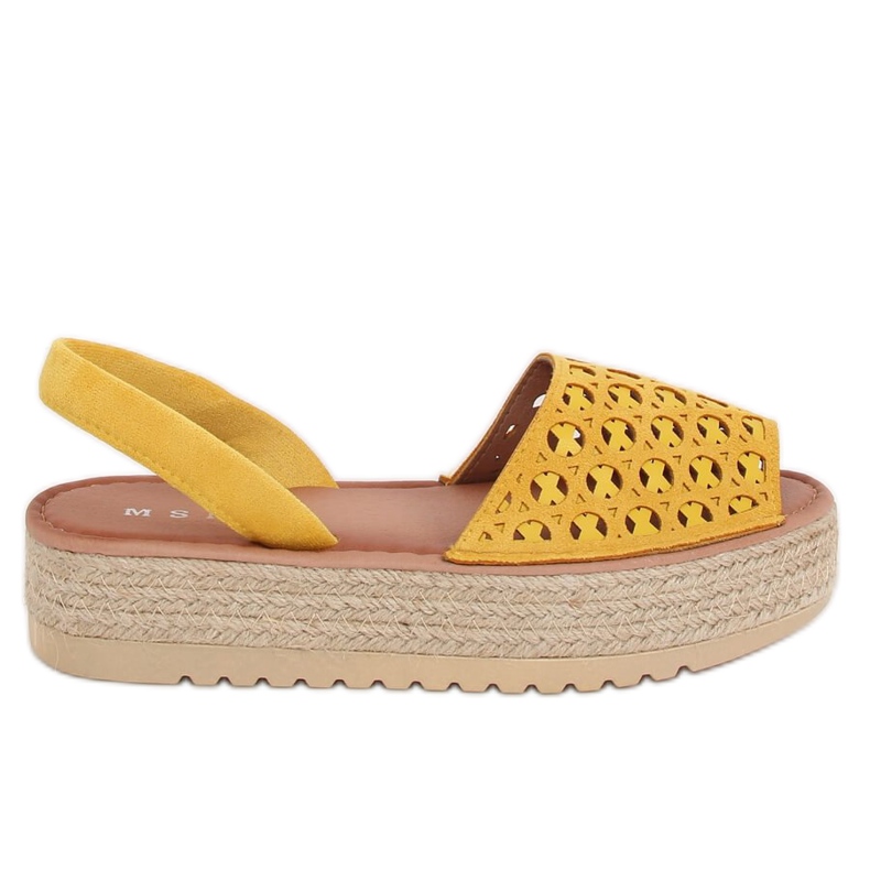 Sandale, espadrile, miere WH931 Galben