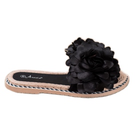 Anesia Paris Papuci eleganți negru Anesia Paris Papuci eleganți negru
