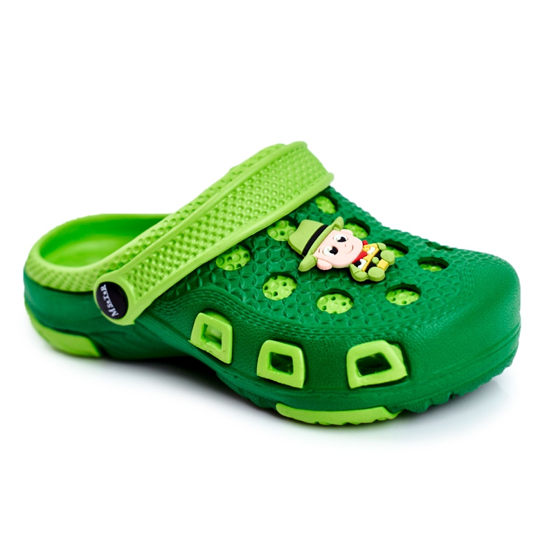 Giolan Papuci pentru copii Foam Crocs Green Cowboy verde Giolan Papuci pentru copii Foam Crocs Green Cowboy verde