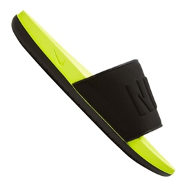 Nike Offcourt Slide M BQ4639-700 negru verde Nike Offcourt Slide M BQ4639-700 negru verde