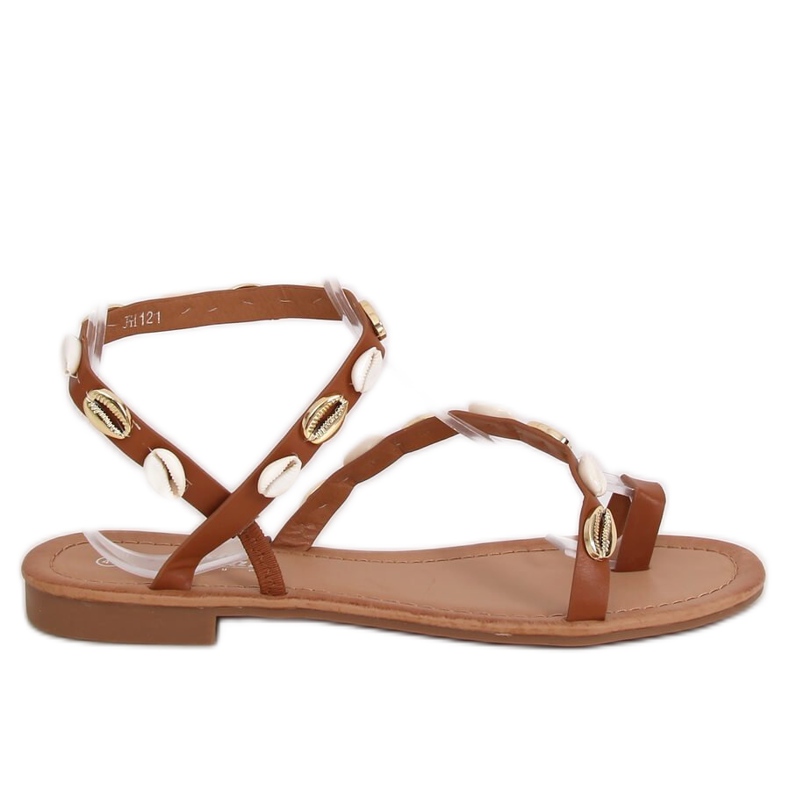Camel JH121 Flip-flop de cămilă cu scoici maro Camel JH121 Flip-flop de cămilă cu scoici maro