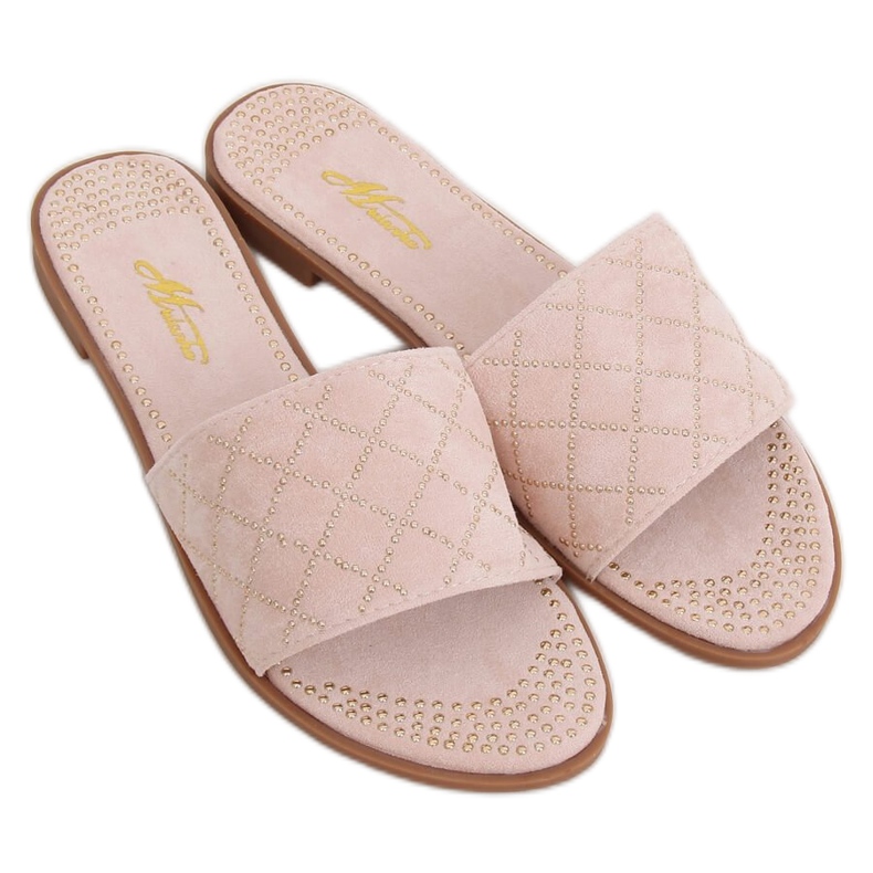 Papuci roz pentru femei roz Q-85 Roz