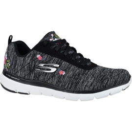 Skechers Flex Appeal 3.0 W 13074-BKW negru Skechers Flex Appeal 3.0 W 13074-BKW negru