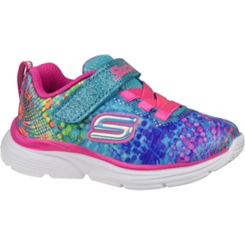 Skechers Wavy-Lites Jr 81385N-MLT multicolor verde