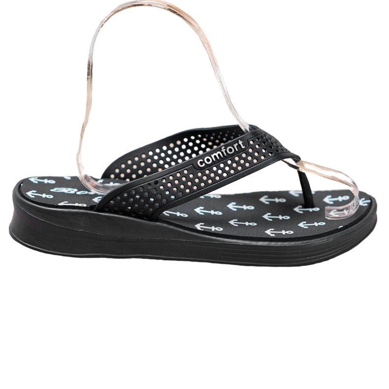 Bona Flip-flops Comfort negru