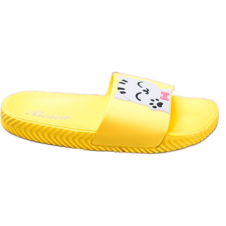 Bona Papuci Galbeni Cu Aplicare Bona Papuci Galbeni Cu Aplicare