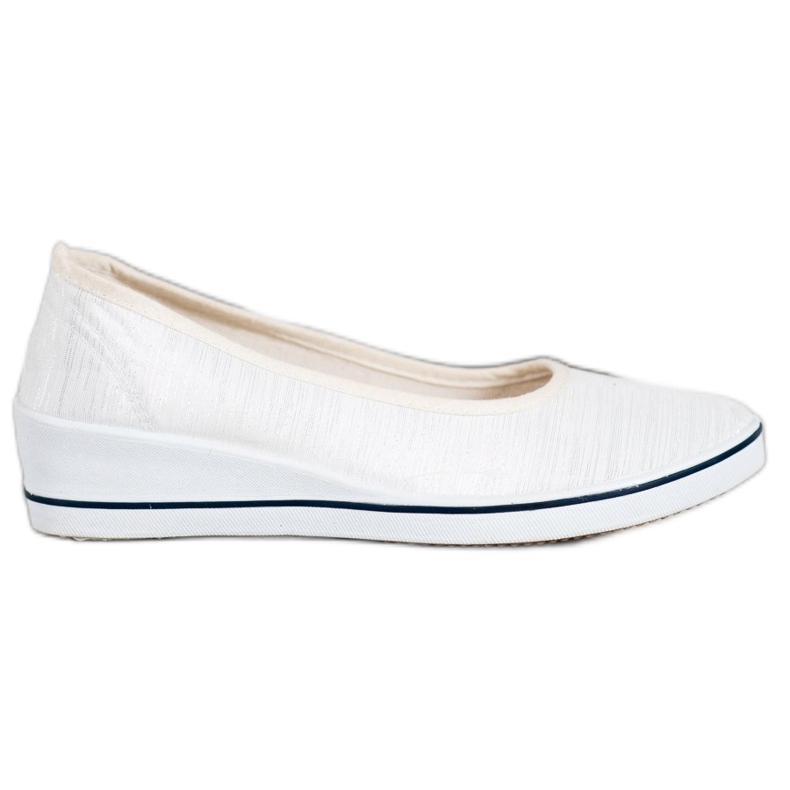 Comer Balerină albă pe pană gri