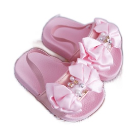 FRROCK Diapozitive pentru fete pentru copii Bow Pearl Pink Senari roz galben FRROCK Diapozitive pentru fete pentru copii Bow Pearl Pink Senari roz galben