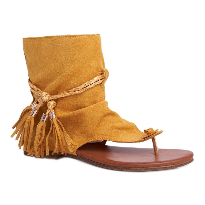 SEA Sandale de damă Flip-flops With a Shank Yellow SL1011 Madrit galben