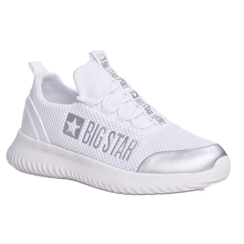 Încălțăminte sport pentru femei Big Star White FF274A410 alb gri