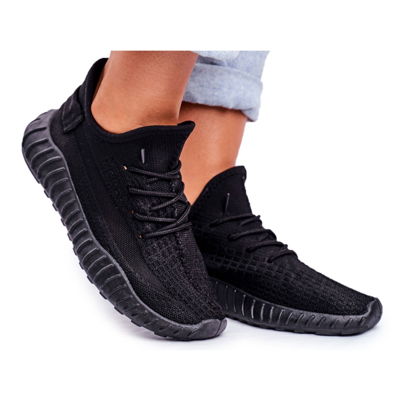 Încălțăminte sport pentru femei, Lumiere negre ușoare, aerisite negru