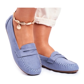 PS1 Mocasini de damă pânză Blue Panay albastru PS1 Mocasini de damă pânză Blue Panay albastru
