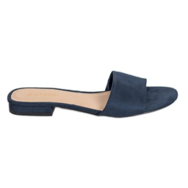 Goodin Flip-flops pe toc plat albastru marin