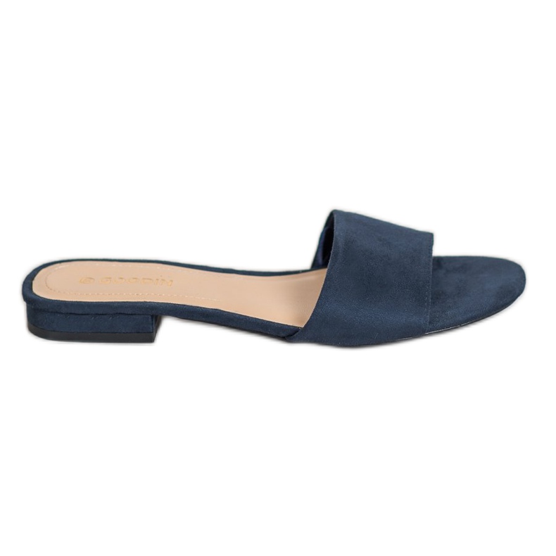 Goodin Flip-flops pe toc plat albastru marin