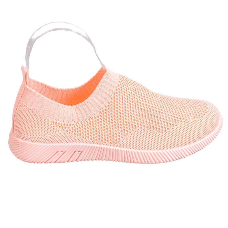 SHELOVET Slipons ajurati confortabili multicolor portocale