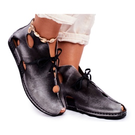 Brogues pentru femei Maciejka Popiel 03426-03 gri Brogues pentru femei Maciejka Popiel 03426-03 gri