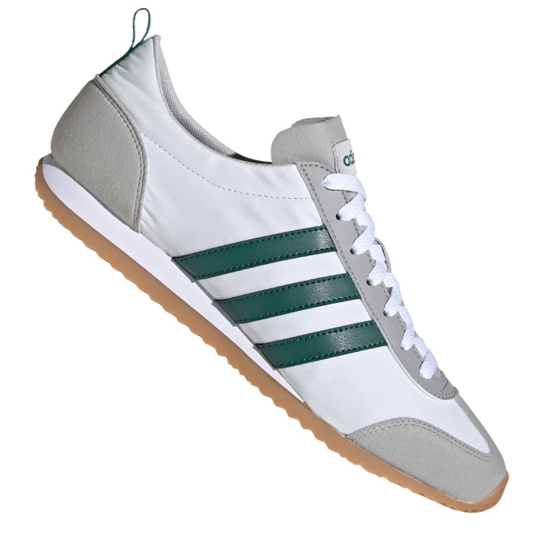 Pantofi Adidas Vs Jog M FX0091 alb gri verde