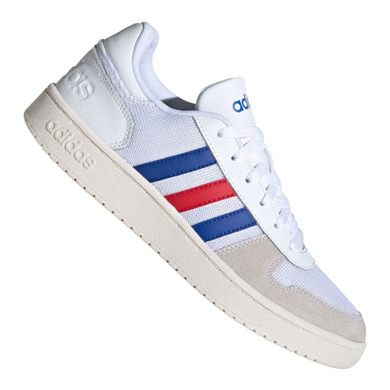 Încălțăminte de baschet adidas Hoops 2.0 M FW8250 alb alb