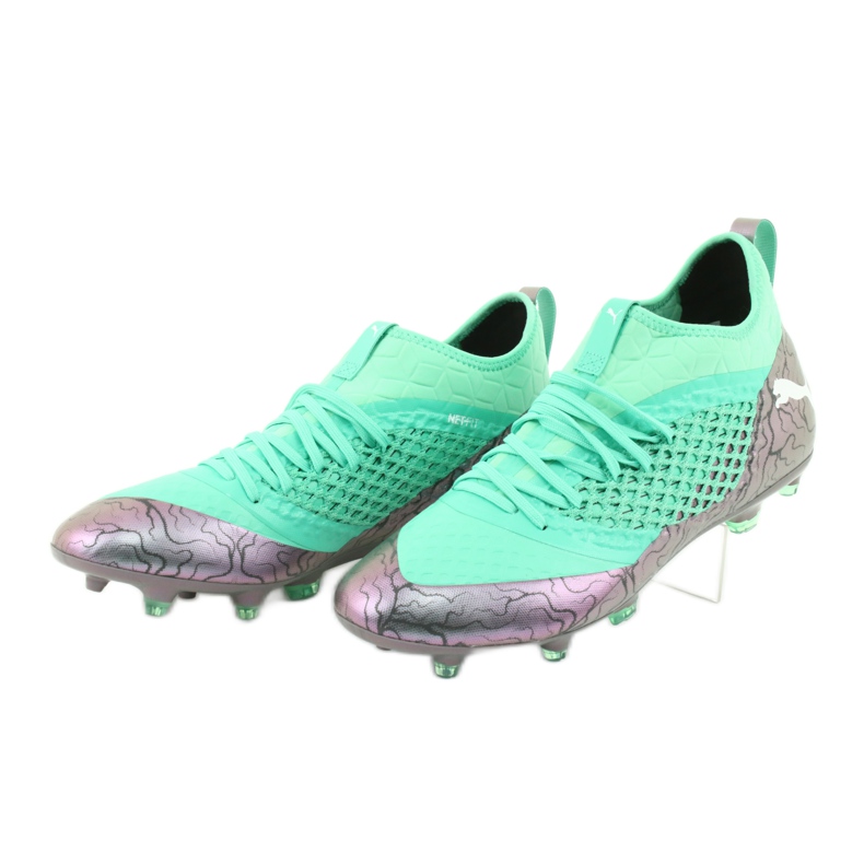 Ghete de fotbal Puma Future 2.3 Netfit Fg Ag Color Shift M 104832 01 verde