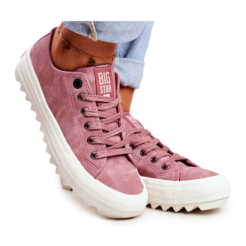 Adidași pentru femei Big Star Pink GG274111 roz