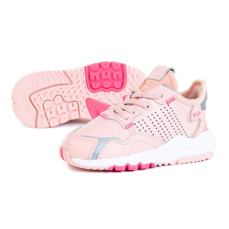 Adidas Nite Jogger El I Jr EG6992 roz gri