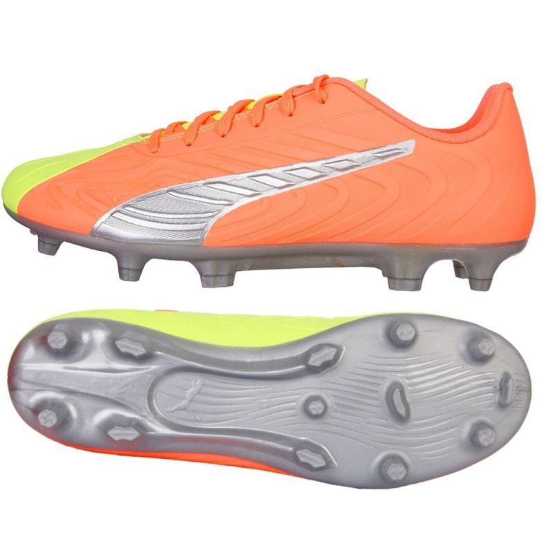 Ghete de fotbal Puma One 20.4 Osg FG / AG M 105966 01 multicolor portocale