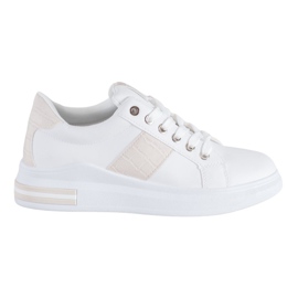 RTX WALK Adidași cu inserții bej alb roz