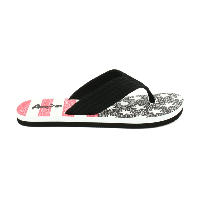 American Club Flip-flops americane din spumă ușoară JP05 negru