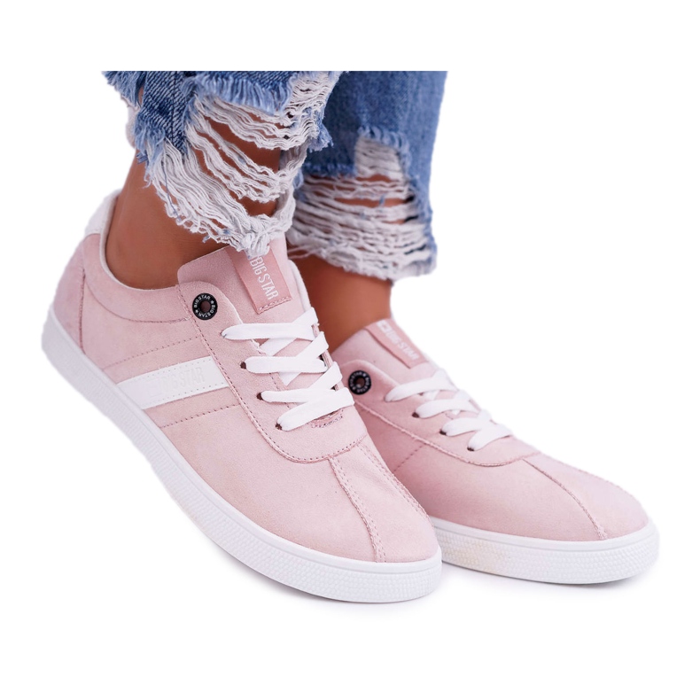 Pantofi sport pentru femei Big Star Pink DD274621 roz