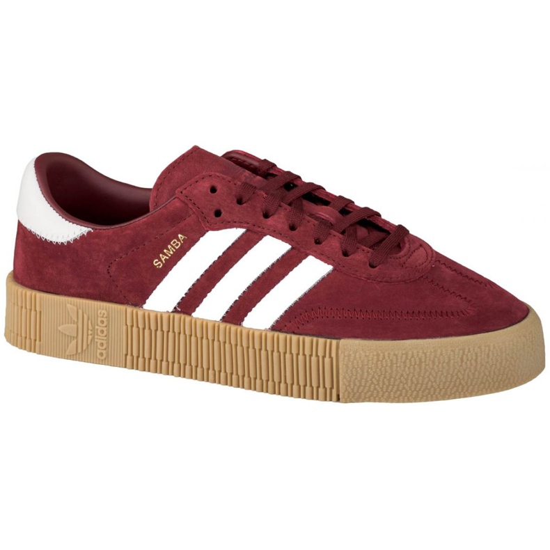 Pantofi Adidas Originals Sambarose W F36268 roșu gri