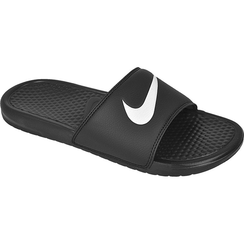 Nike Sportswear Benassi Swoosh M 312618-011 diapozitive negru negru