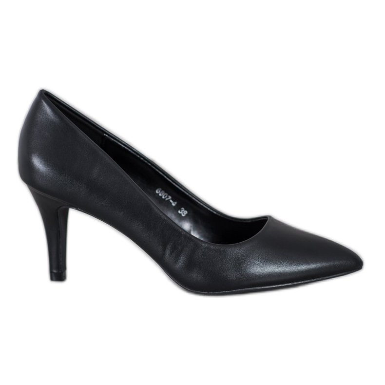 Gogo Pompe cu piele ecologică negru