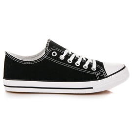 SHELOVET Adidași negri negru SHELOVET Adidași negri negru