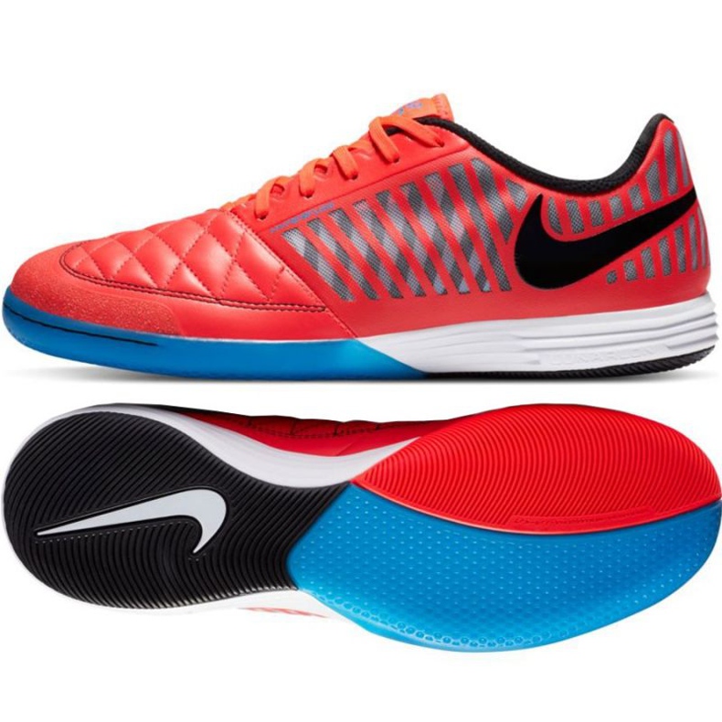 Încălțăminte de interior Nike Lunargato Ii Ic M 580456-604 multicolor portocale si rosii