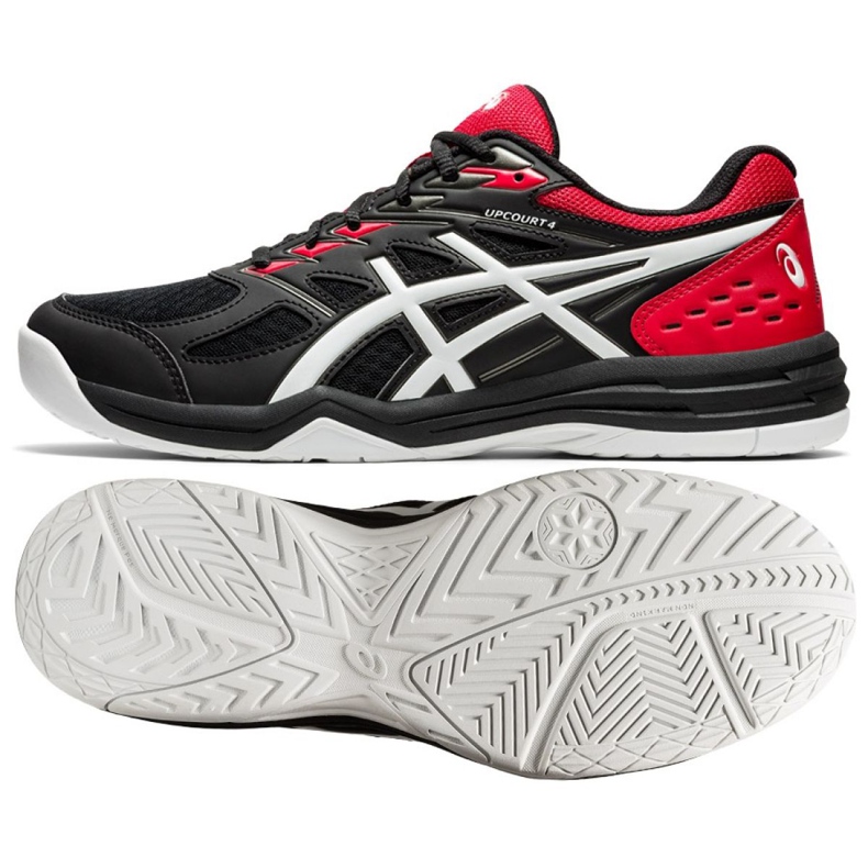 Asics Upcourt 4 M 1071A053-002 pantofi de volei multicolor negru Asics Upcourt 4 M 1071A053-002 pantofi de volei multicolor negru