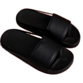 FRROCK Papuci negri Nopla pentru copii negru FRROCK Papuci negri Nopla pentru copii negru